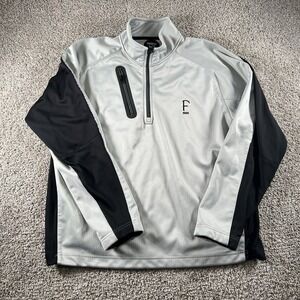 Zero Restriction Golf Jacket Men‎ Large Gray Country Club Full Zip Tour Series